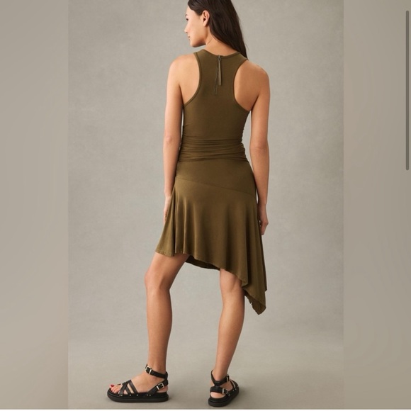 Anthropologie Daily Practice Olive Dress - Picture 2 of 6